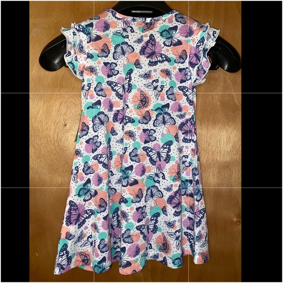 Girls Peanut & Ollie Butterfly Dress - Picture 2 of 7